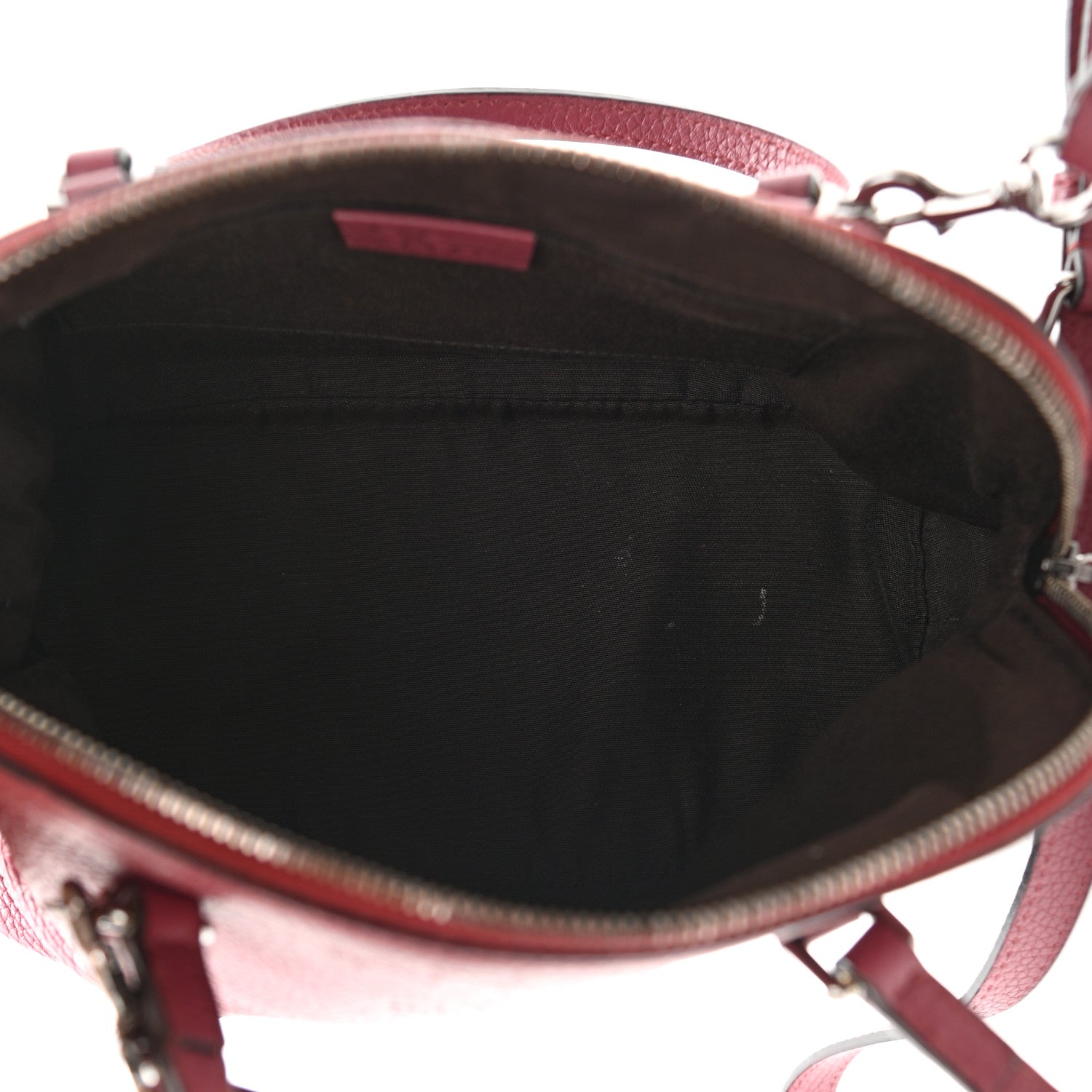 Gucci Calfskin Mini Dome Bag Burgundy 5 of 11