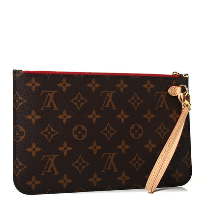 Louis Vuitton Monogram Neverfull MM GM Pochette Cherry 2 of 5