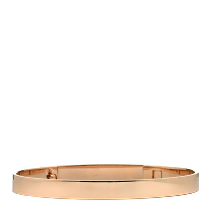 Hermes 18K Rose Gold PM Collier De Chien Bracelet LG 2 of 3