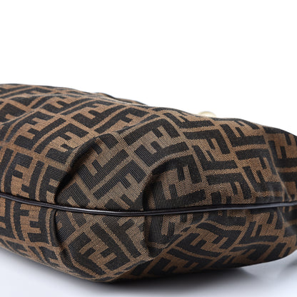 Fendi Zucca Small Chef Chain Hobo Tobacco 9 of 9