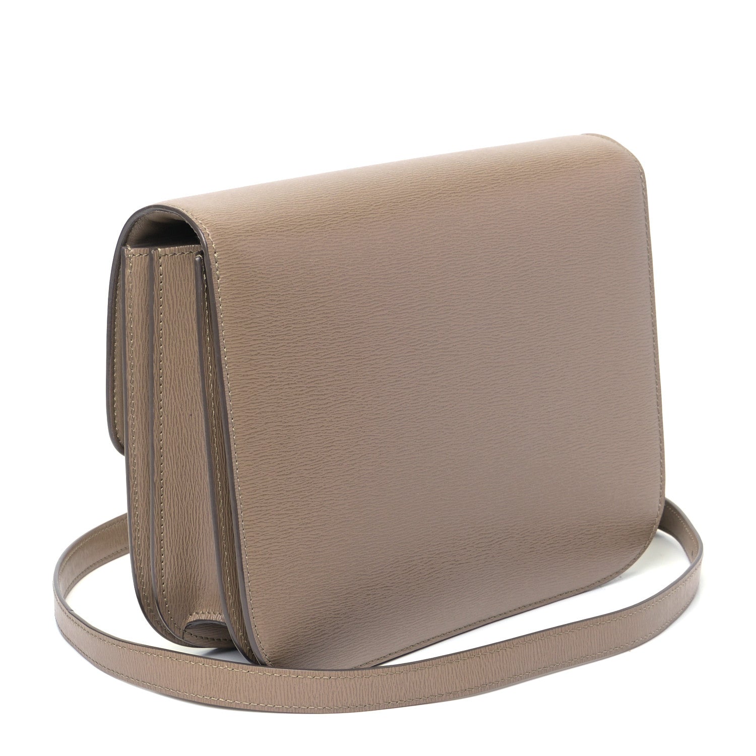 Celine Liege Calfskin Medium Classic Box Flap Bag Taupe 2 of 5