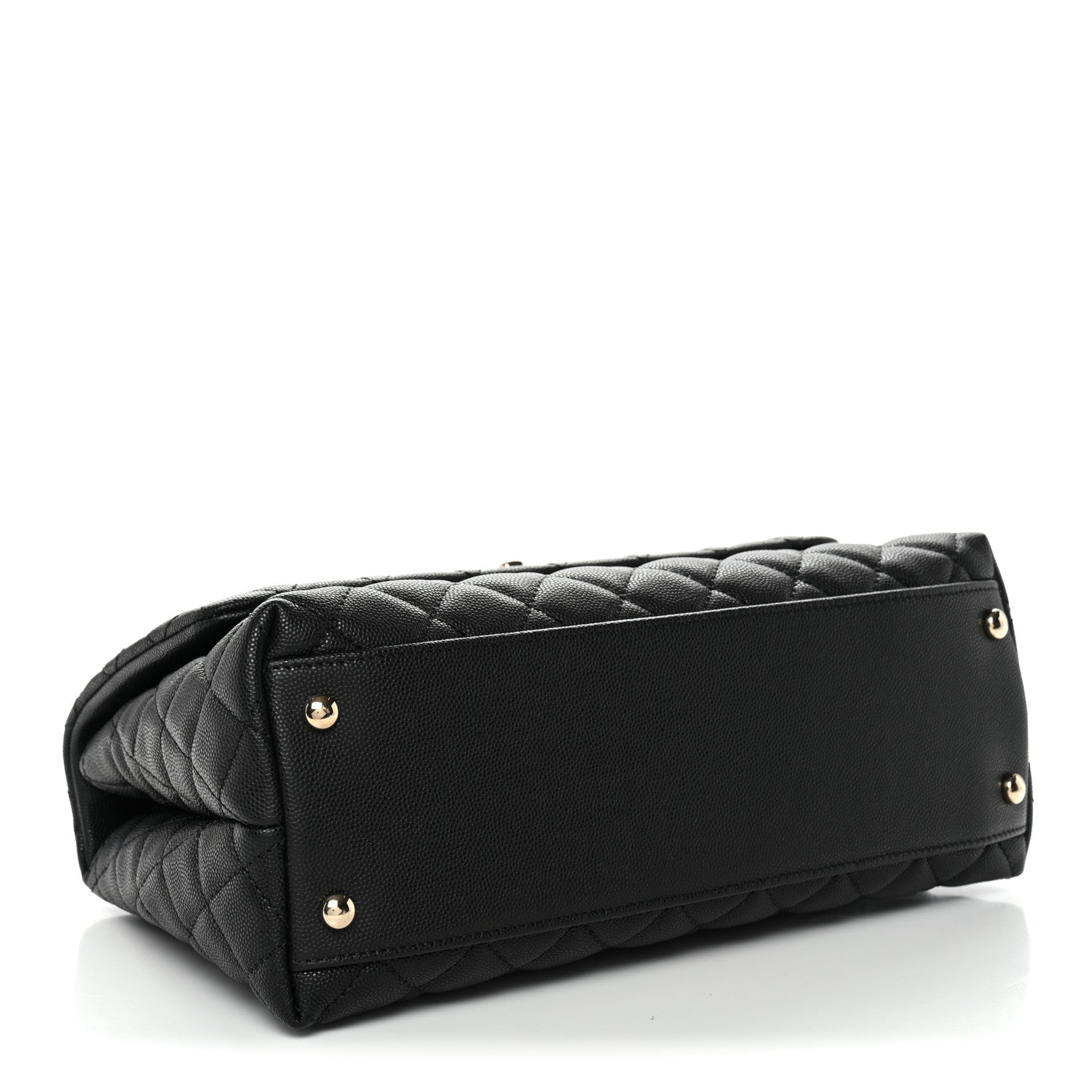 Chanel Caviar Quilted Small Coco Handle Flap Black 4 of 11
