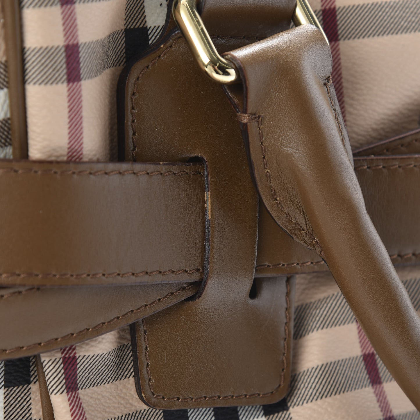 Haymarket Check Medium Bowden Bag Toffee