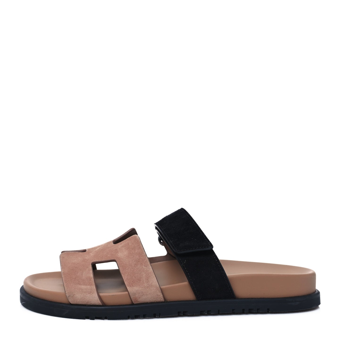 Suede Goatskin Womens Chypre Sandals 38 Rose Perle Black