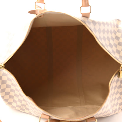 Louis Vuitton Damier Azur Keepall Bandouliere 55 5 of 14
