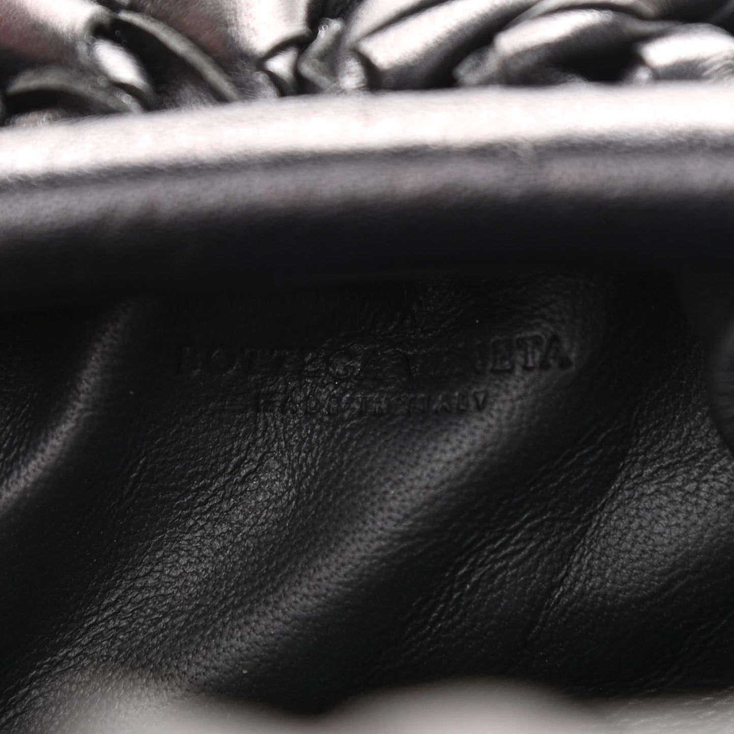 Nappa Intrecciato The Mini Pouch Black