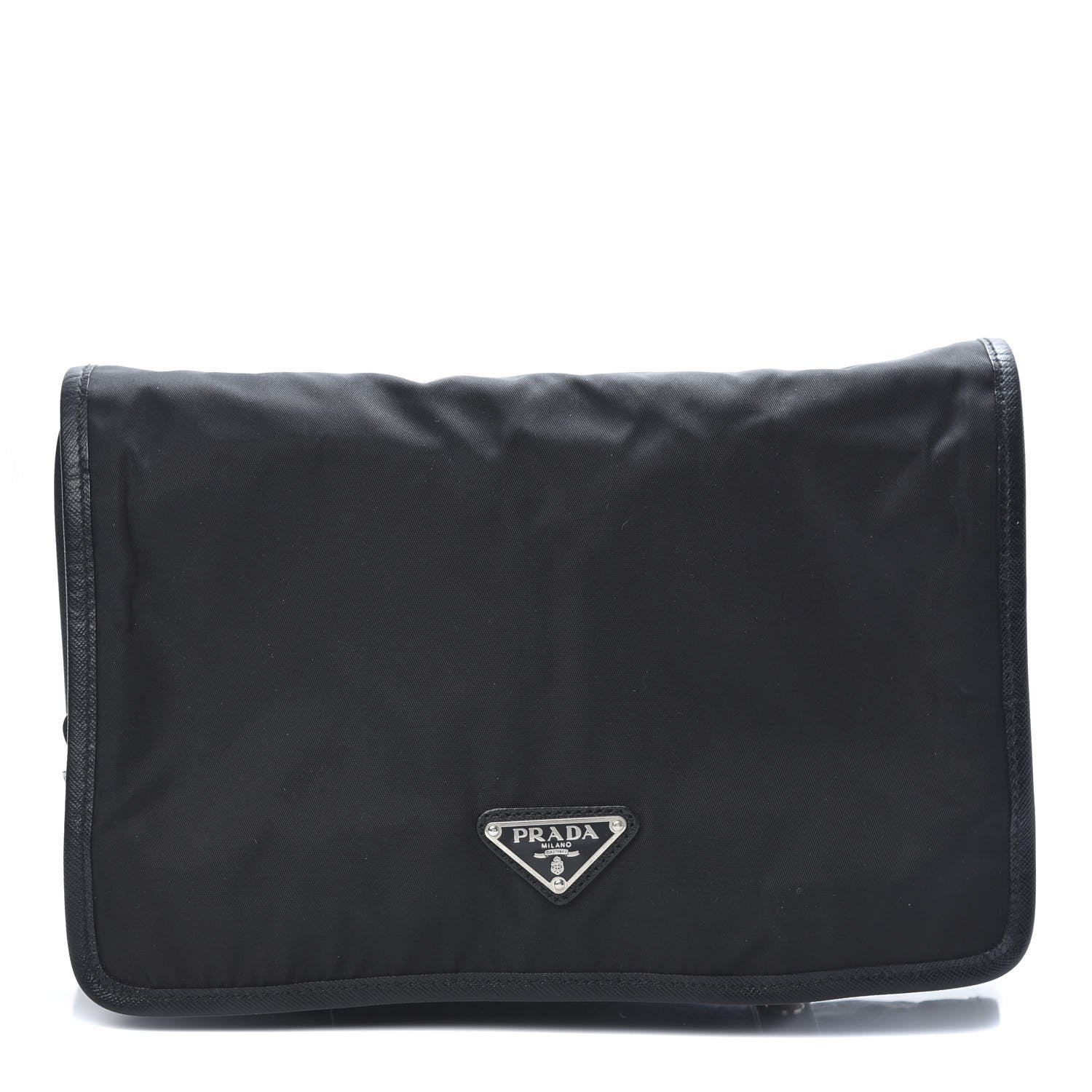Prada Nylon Tessuto Saffiano Travel Pouch Black 1 of 10