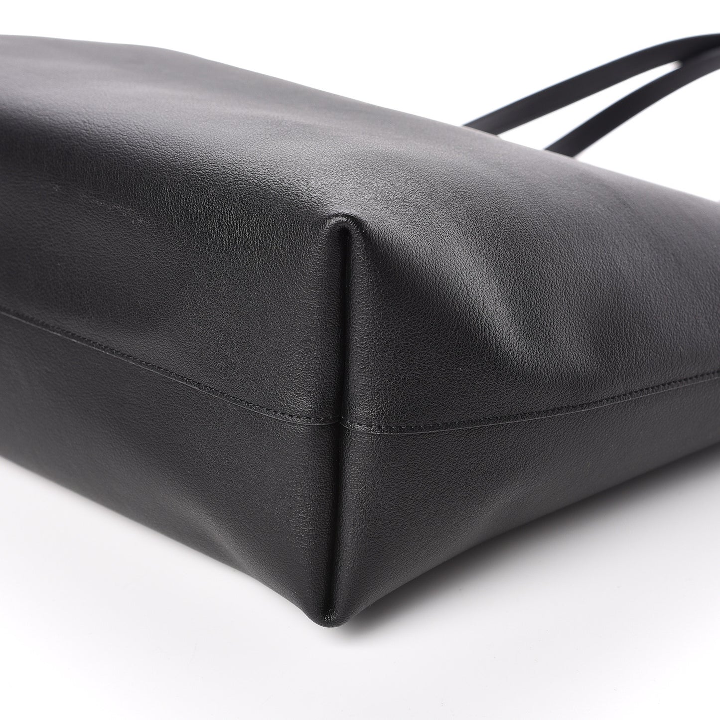 Calfskin Large Shopping Tote Black