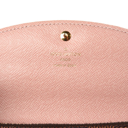 Louis Vuitton Damier Ebene Caissa Wallet Rose Ballerine 6 of 7