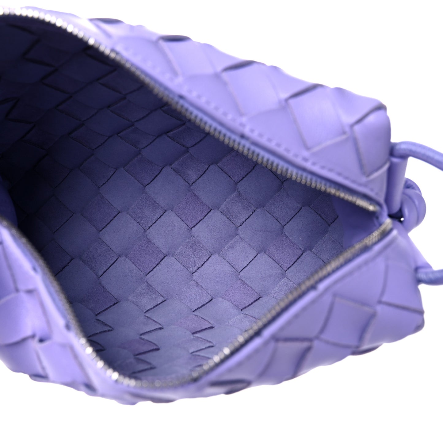 Nappa Intrecciato Mini Loop Camera Bag Wisteria