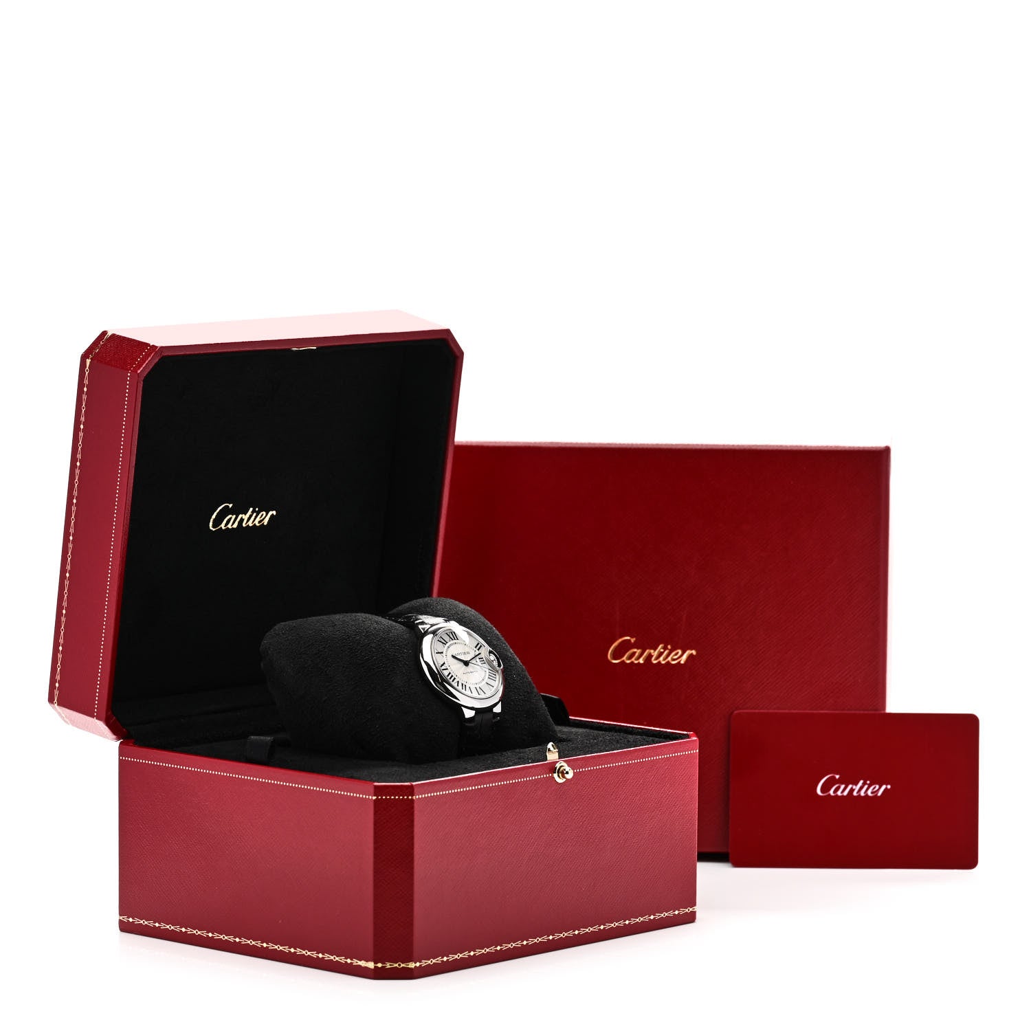 Cartier Stainless Steel Alligator 33mm Ballon Bleu De Cartier Automatic Watch 6 of 6
