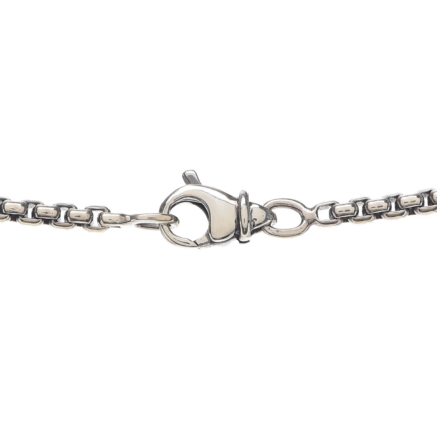 Sterling Silver 18K Yellow Gold Diamond 12mm Pave Cookie Necklace