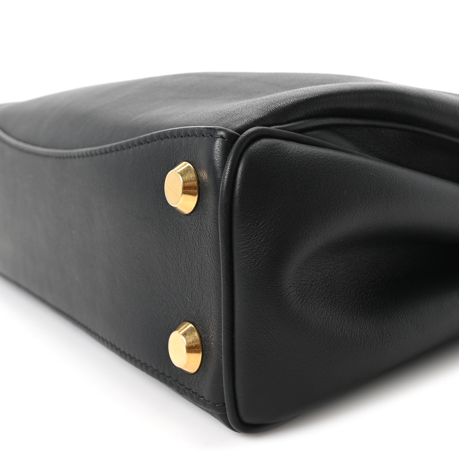 Balenciaga Natural Smooth Calfskin Small Rodeo Top Handle Handbag Black 8 of 8