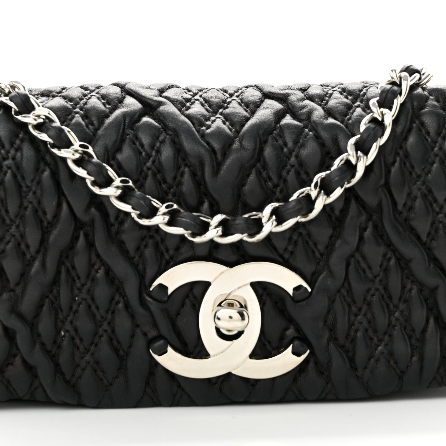 Chanel Lambskin Small Astrakan Flap Black 8 of 10