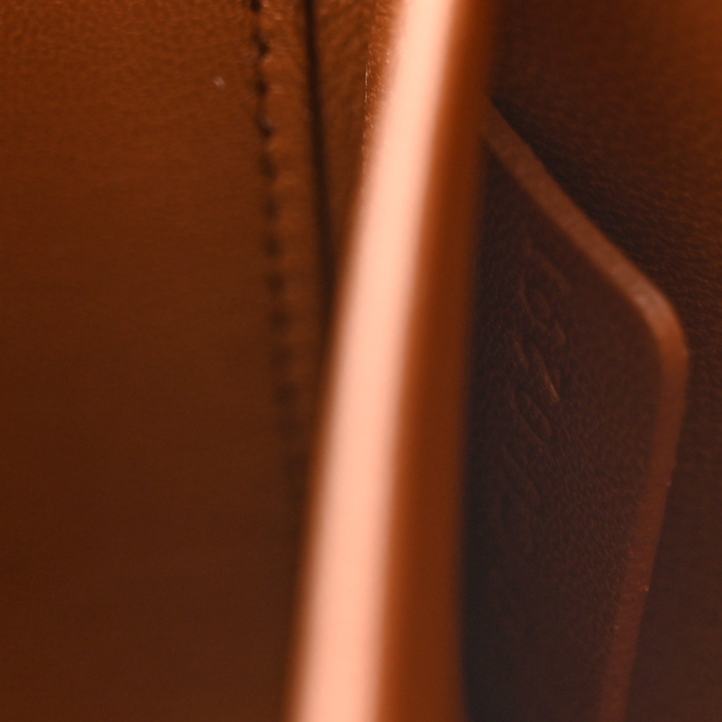 Natural Calfskin Triomphe Shoulder Bag Tan