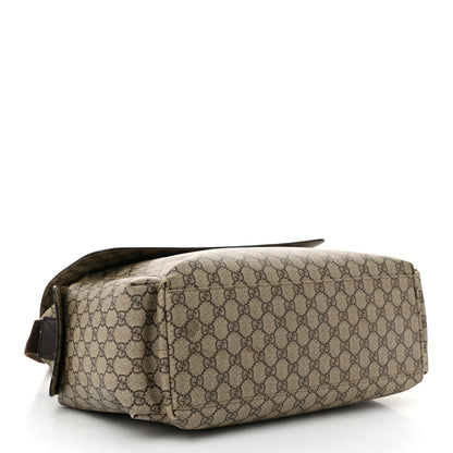 Gucci GG Plus Monogram Messenger Diaper Bag Dark Brown 5 of 14