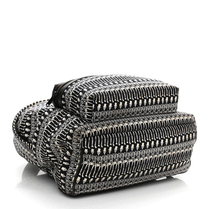 Saint Laurent Nylon City Skeleton Print Backpack Black White 3 of 10