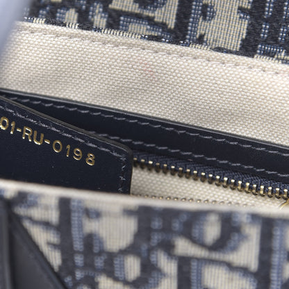 Christian Dior Oblique Saddle Bag Blue 7 of 11