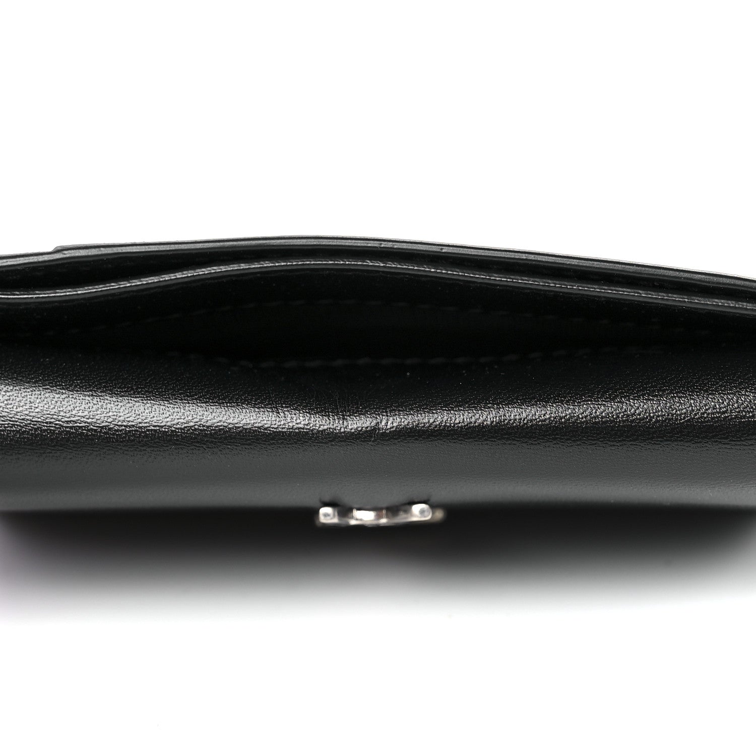 Saint Laurent Ultra Soft Calfskin Coin Wallet Black 5 of 13