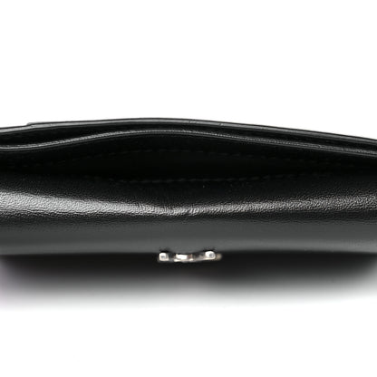 Saint Laurent Ultra Soft Calfskin Coin Wallet Black 5 of 13