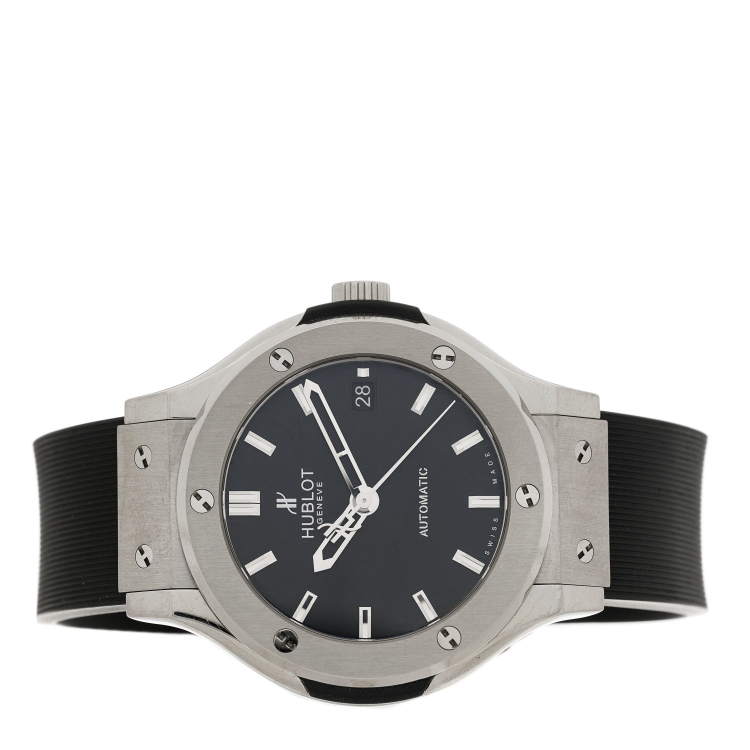 Hublot Titanium Rubber 38mm Classic Fusion Automatic Watch Black 565.NX.1470.RX.1204 2 of 5