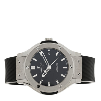Hublot Titanium Rubber 38mm Classic Fusion Automatic Watch Black 565.NX.1470.RX.1204 2 of 5