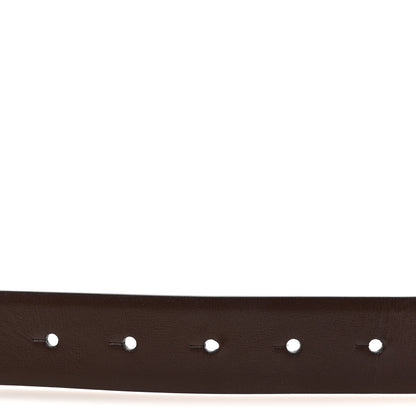 Valentino Garavani Glossy Calfskin VLogo Reversible Belt  80 32 Rubino Poudre Pink 3 of 5