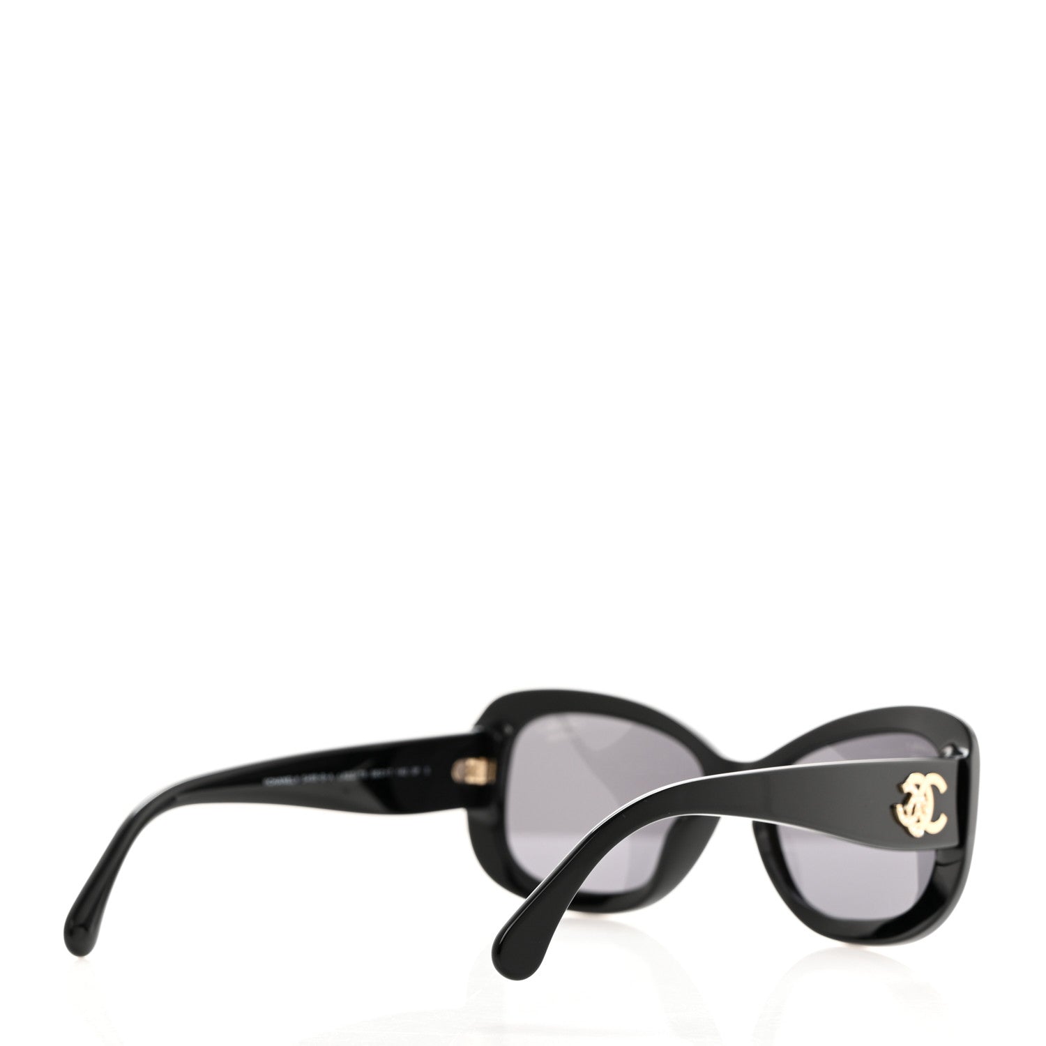 Chanel Acetate Polarized CC Sunglasses 5468-B-A Black 4 of 9