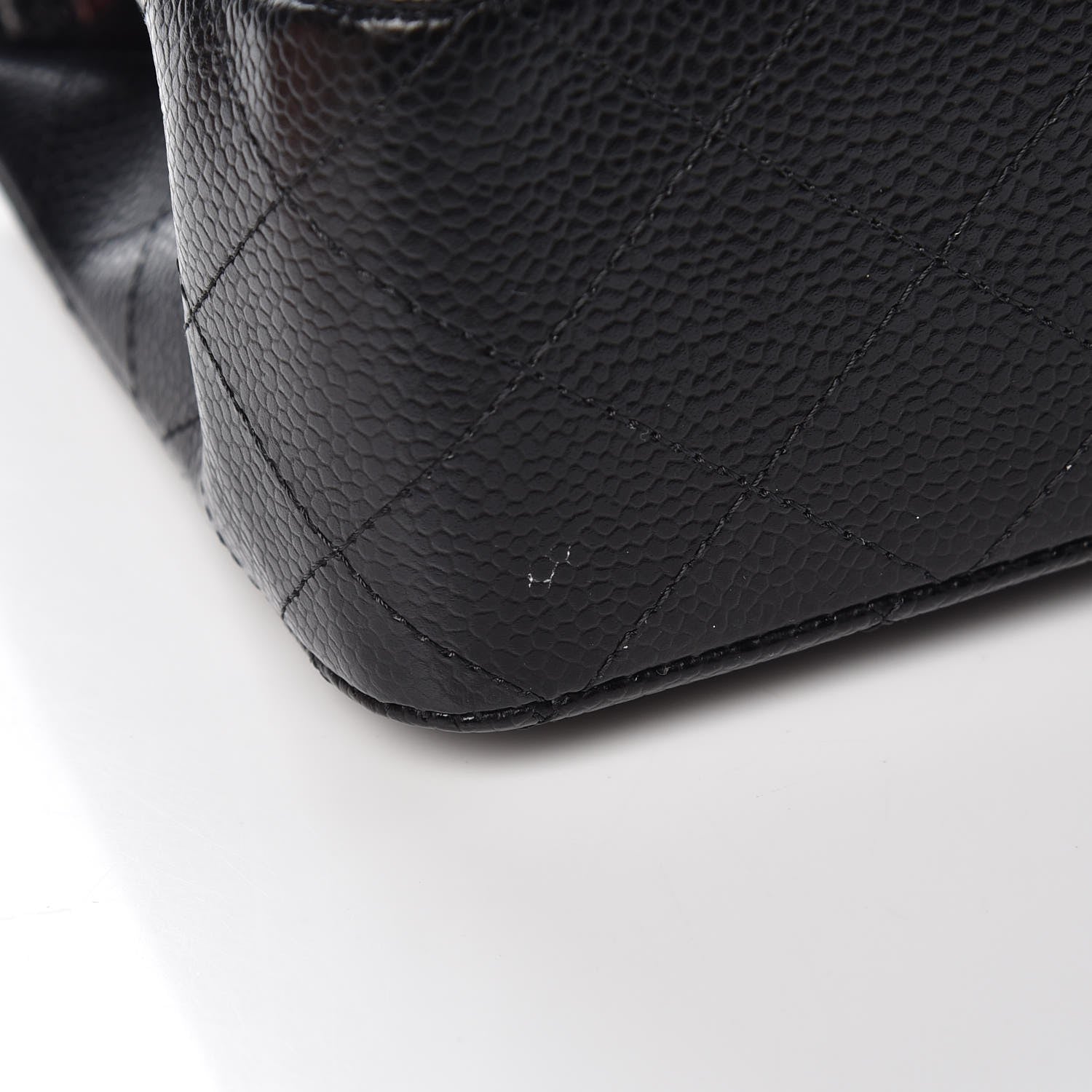 Chanel Caviar Quilted Medium Double Flap Black 10 of 11