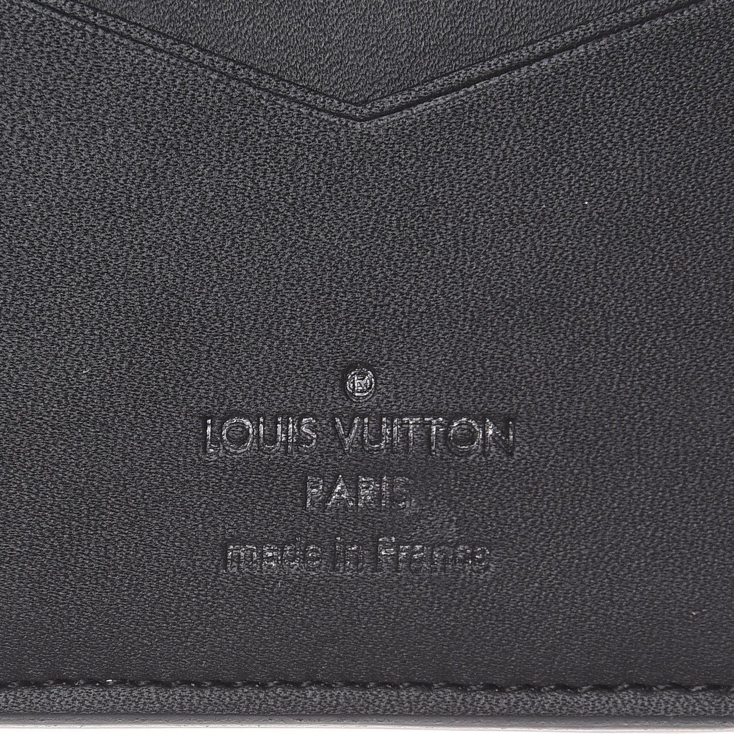 Calfskin Monogram Shadow Pocket Organizer Black