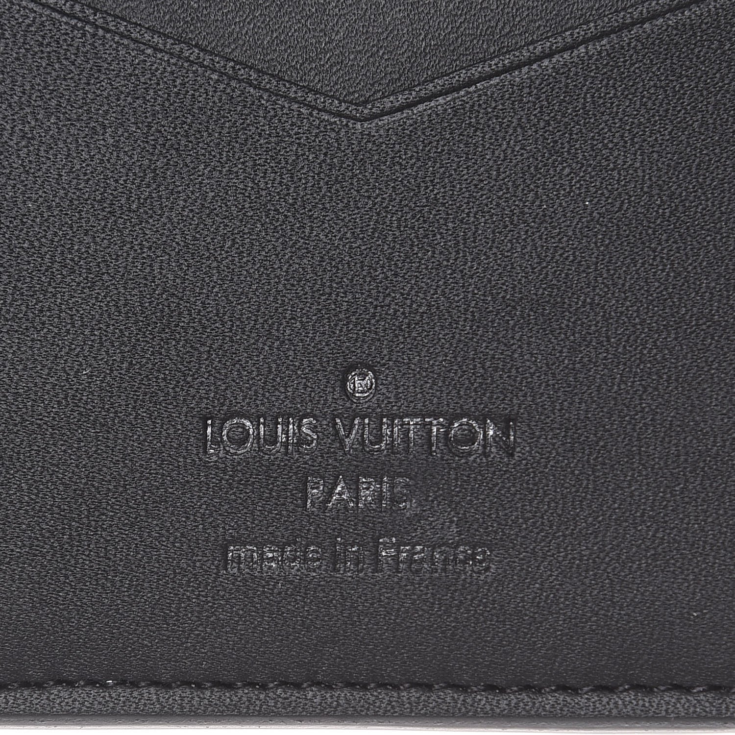Louis Vuitton Calfskin Monogram Shadow Pocket Organizer Black 6 of 6