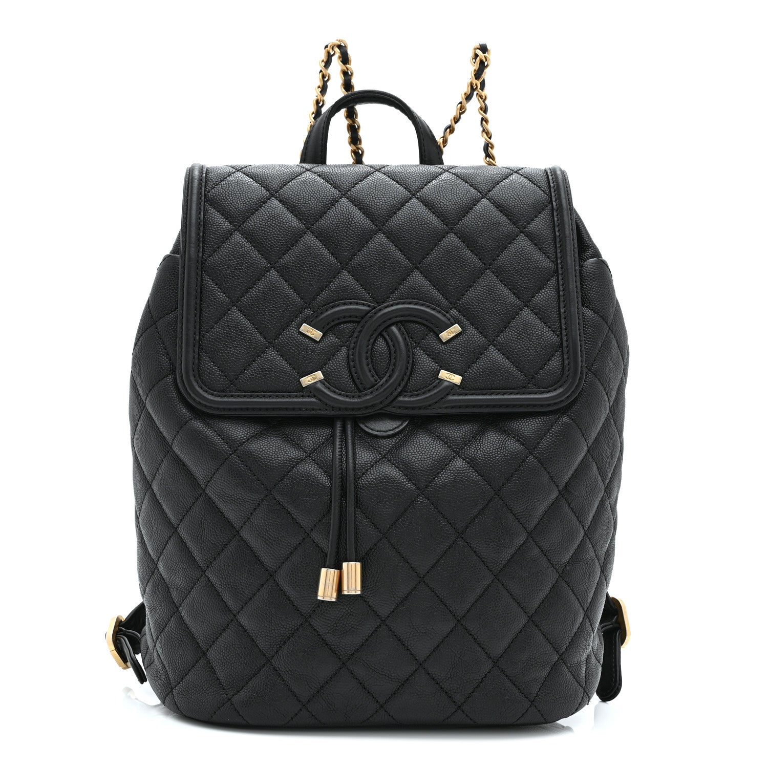 Chanel Caviar Quilted Small Filigree Backpack Black 1 of 10