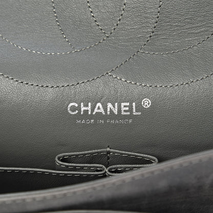 Chanel Caviar Iridescent Calfskin 2.55 Reissue 227 Flap Brown Grey 6 of 20