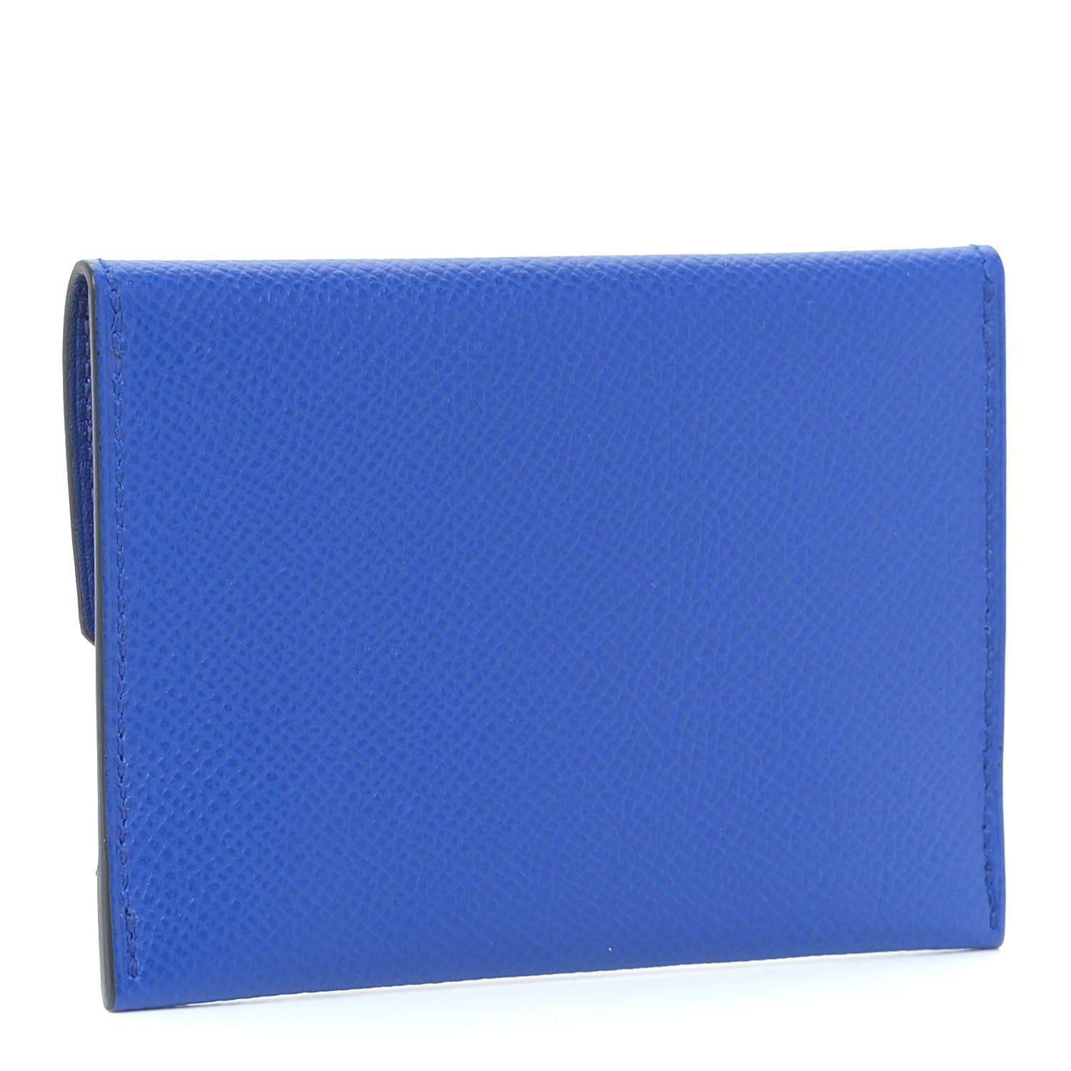 Hermes Epsom H-Postal Mini Card Holder Bleu Royal 2 of 8