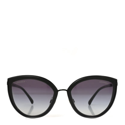 Chanel Metal Cat Eye Sunglasses 4222 Black 2 of 7