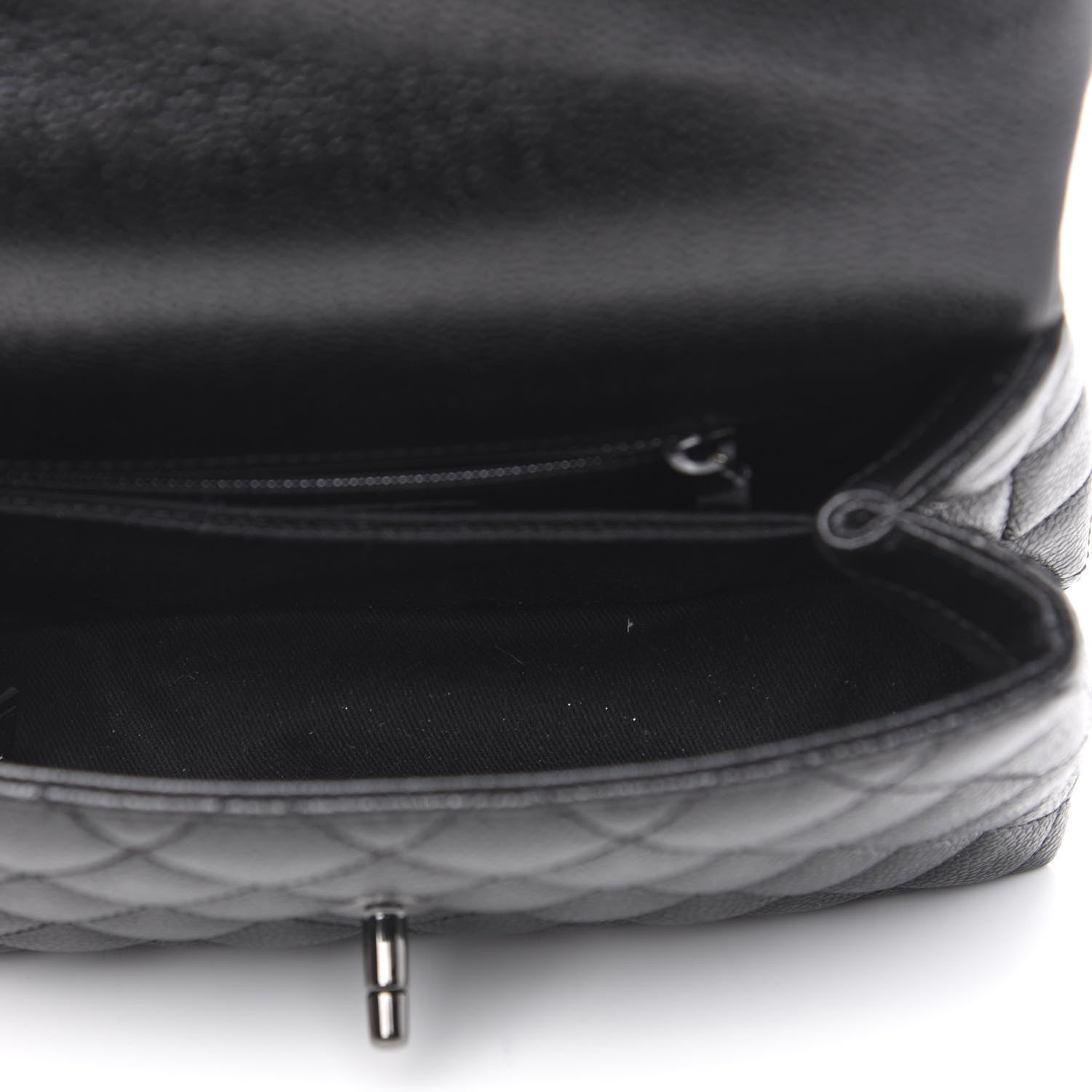 Chanel Caviar Quilted Mini Coco Handle Flap So Black 5 of 11