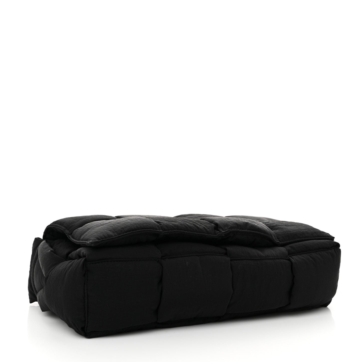 Nylon Intrecciato Padded Tech Cassette Bag Black
