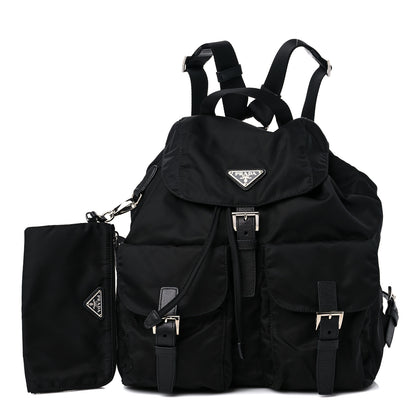 Prada Re-Nylon Saffiano Medium Backpack Black 1 of 9