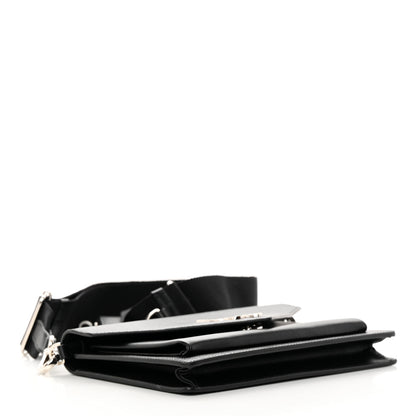 Prada Saffiano City Calf Mini Envelope Bag Black 5 of 14