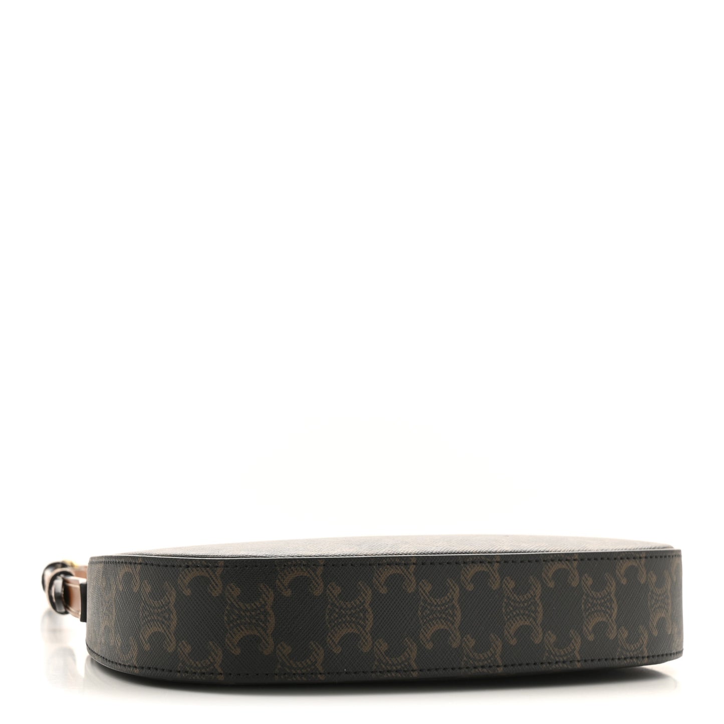 Triomphe Canvas Calfskin Medium Tilly Triomphe Shoulder Bag Tan