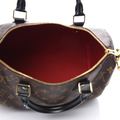 Louis Vuitton Monogram My World Tour Speedy Bandouliere 30 Black 4 of 10