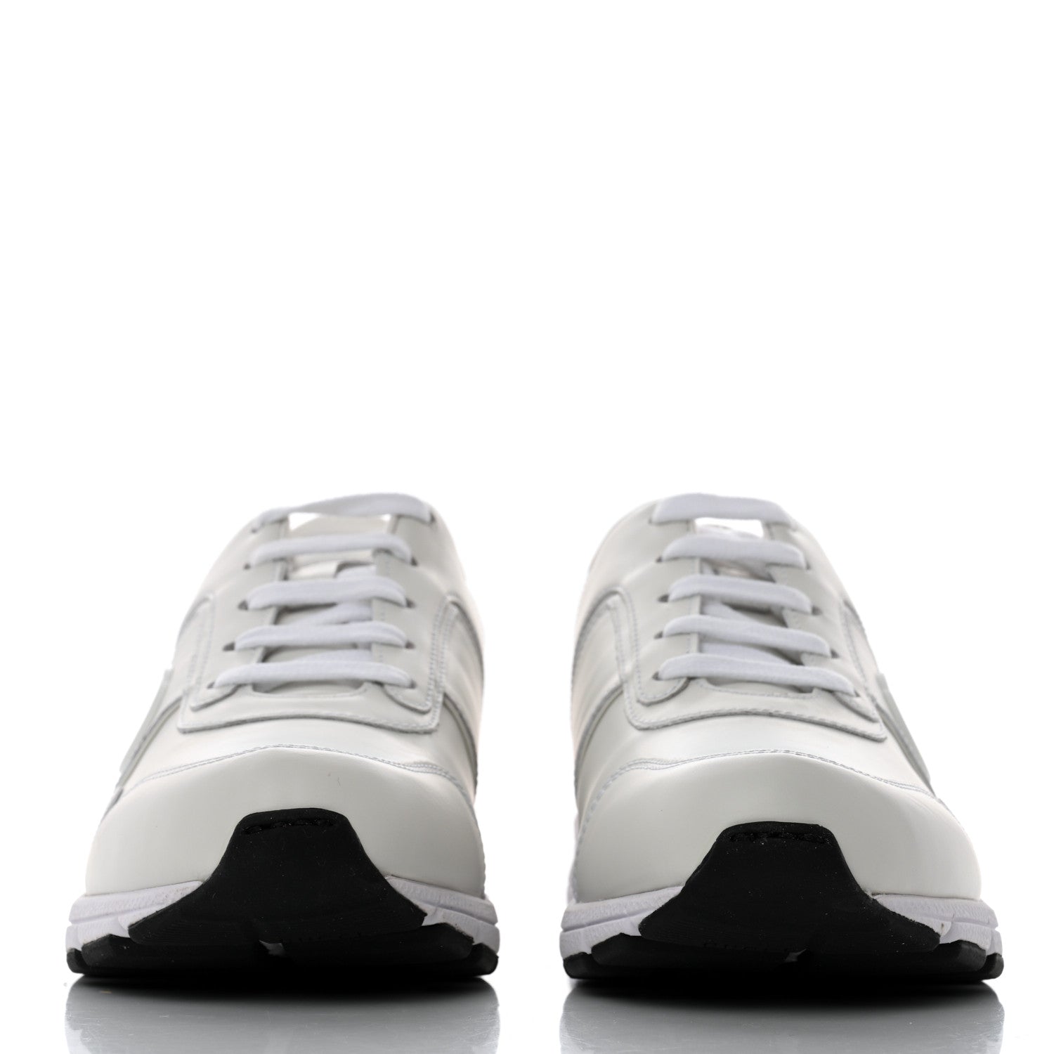 Gucci Calfskin Womens Interlocking G Sneakers 37.5 White 2 of 9