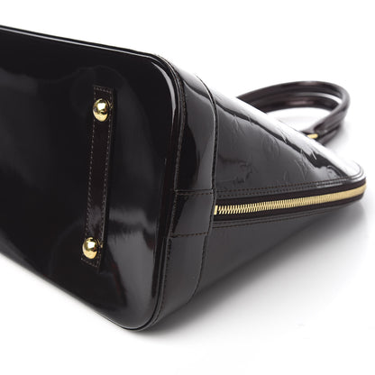 Louis Vuitton Vernis Alma MM Amarante 9 of 10