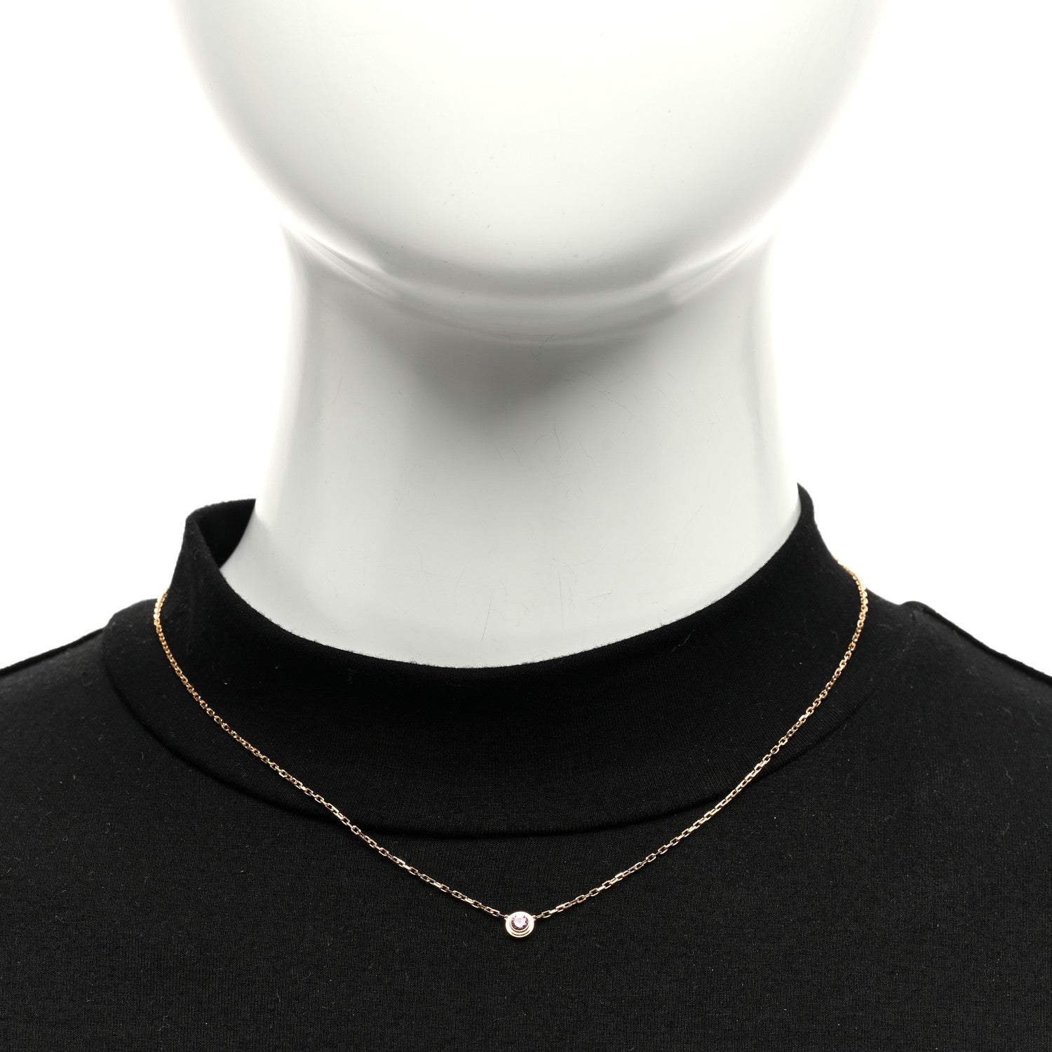 Cartier 18K Pink Gold Pink Sapphire D'Amour Pendant Necklace 2 of 4