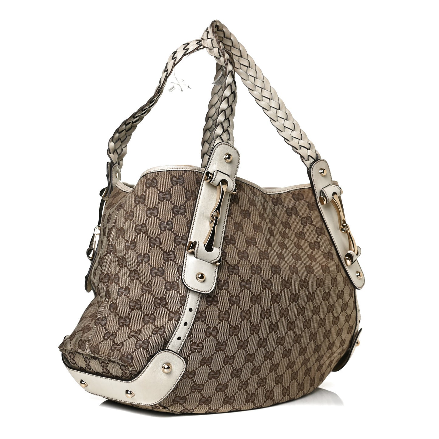 Monogram Medium Pelham Shoulder Bag Off White