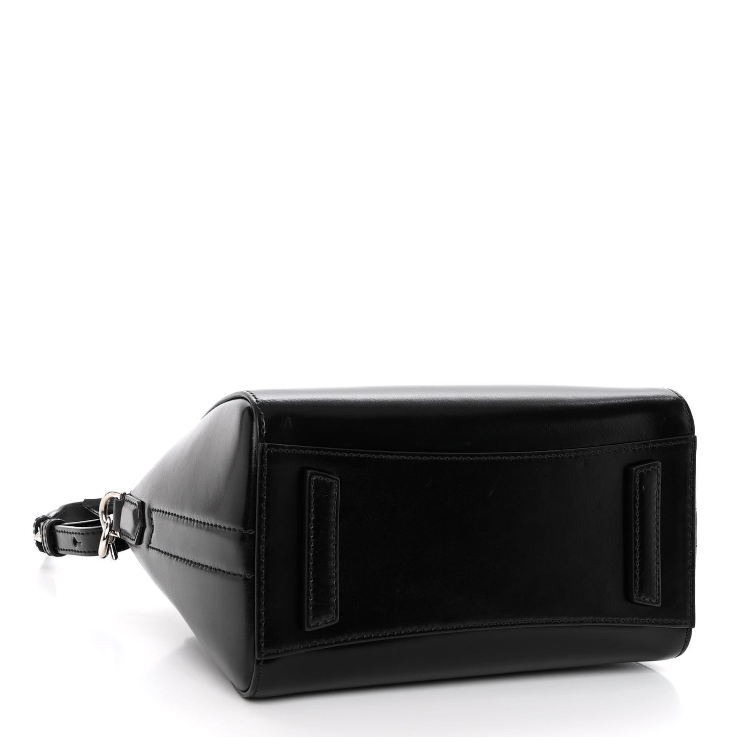 Shiny Lord Calfskin Mini Antigona Black