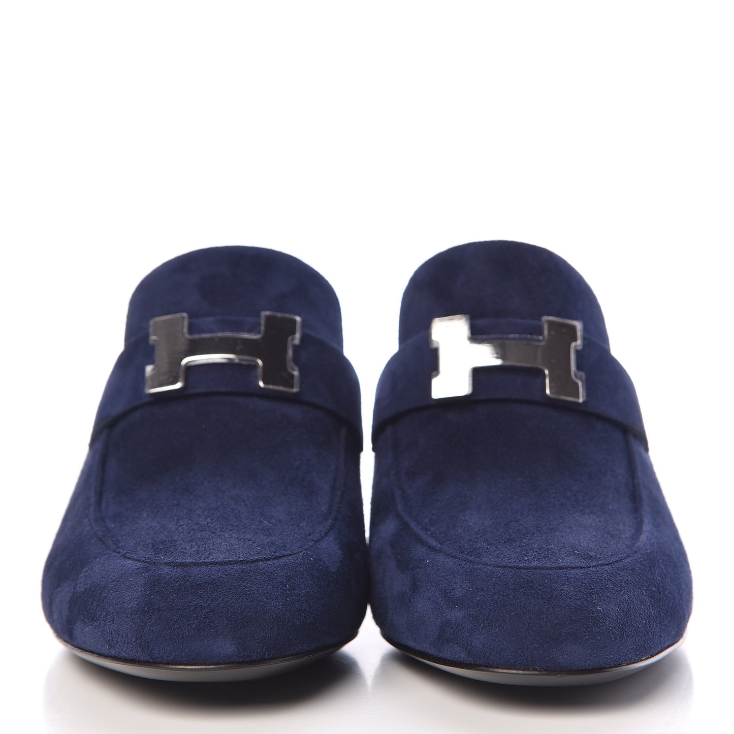 Suede Goatskin Paradis Mule 36.5 Bleu Diplomatique
