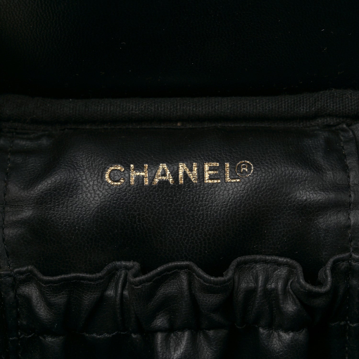 Chanel Caviar Vanity Cosmetic Case Black 6 of 7