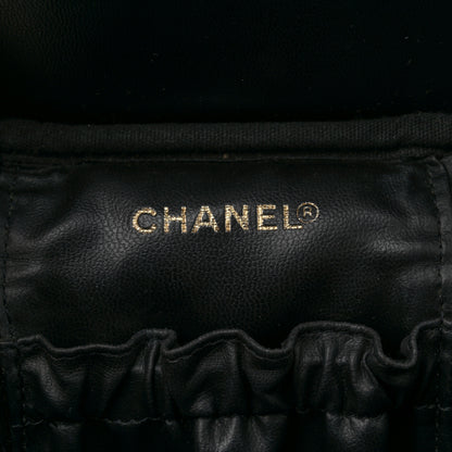 Chanel Caviar Vanity Cosmetic Case Black 6 of 7
