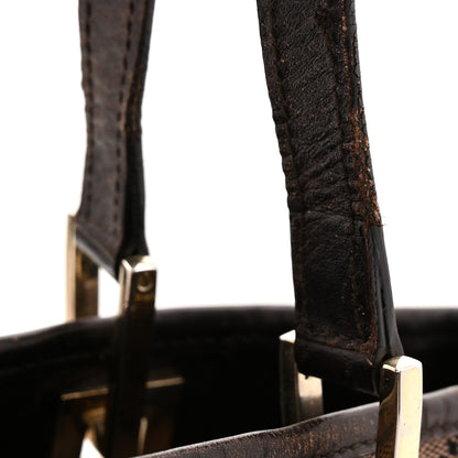 Gucci Monogram Small Bucket Tote Dark Brown 13 of 13